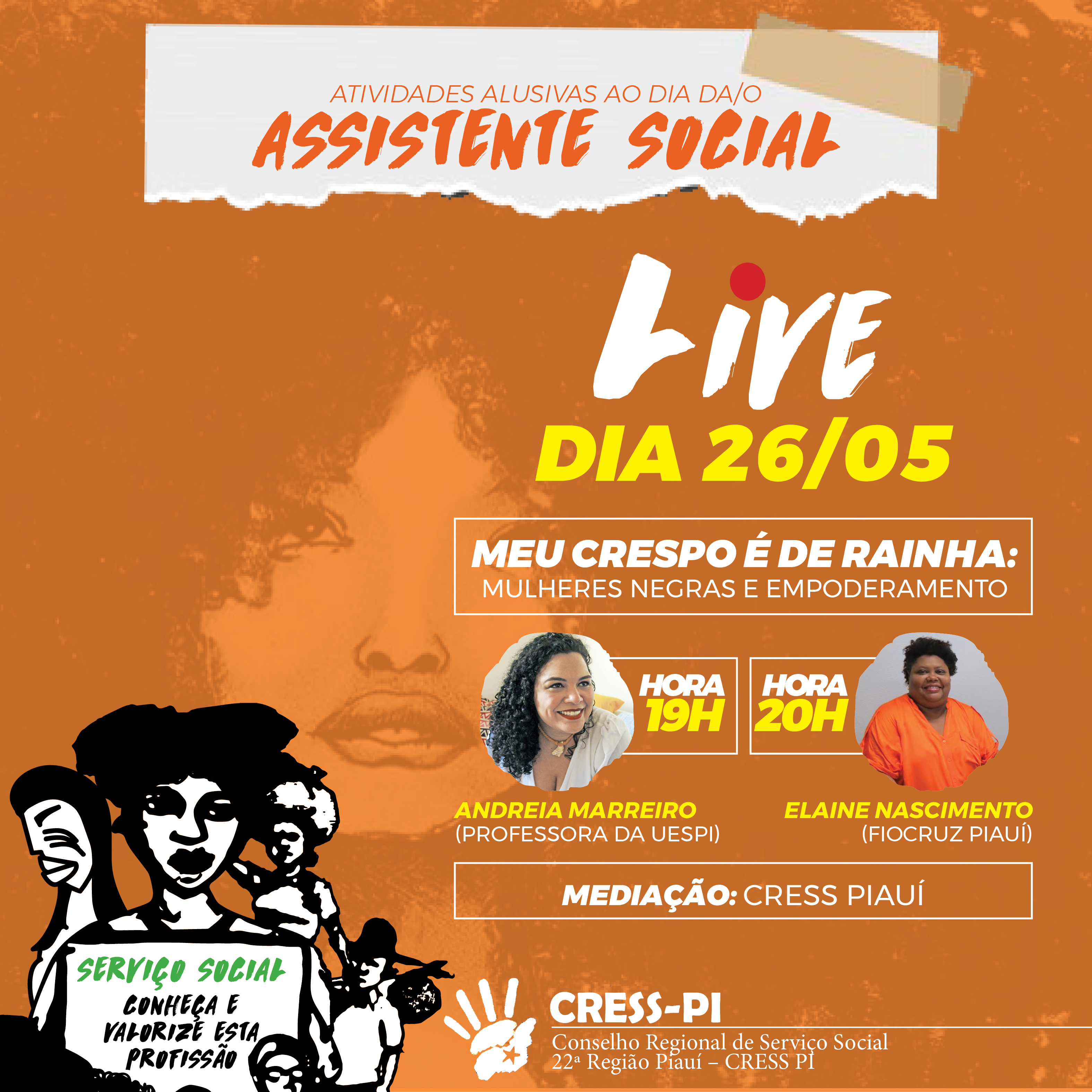 Live CRESS/SC - Dia do/a Assistente Social 